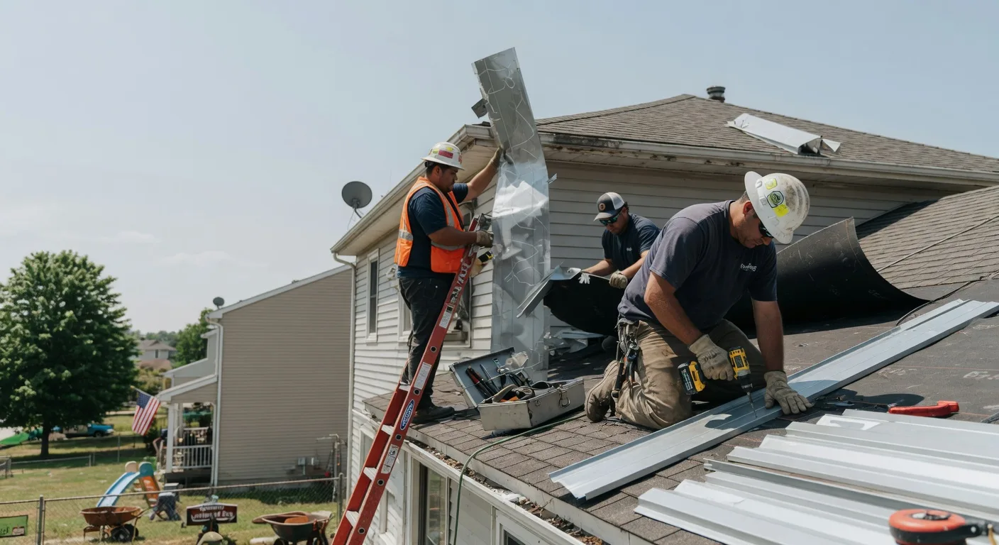 Storm Damage Metal Roof Repair in Pomona, NJ